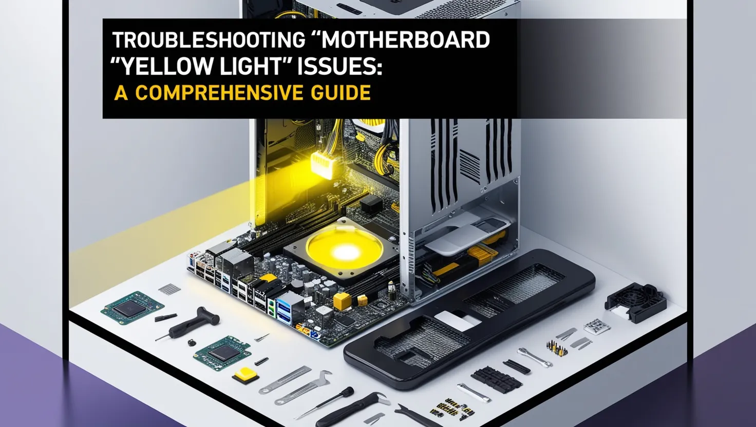 Motherboard Yellow Light